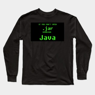 java programmer t-shirt Long Sleeve T-Shirt